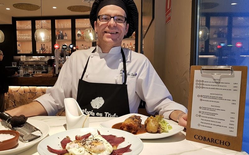 Menú trufado del Restaurante Cobarcho con su Chef Alberto Sanchez